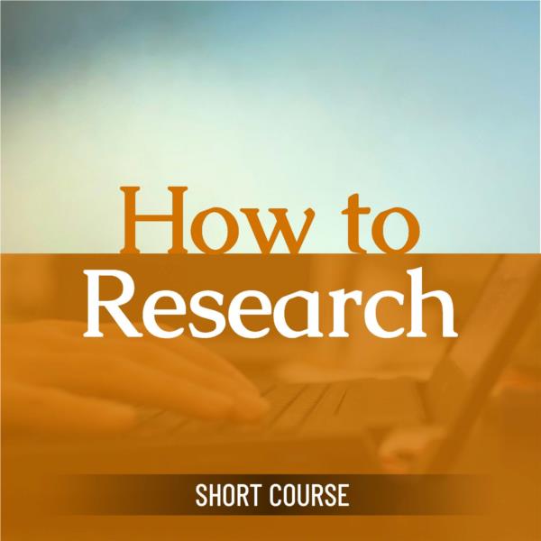 How to Research - Short Course